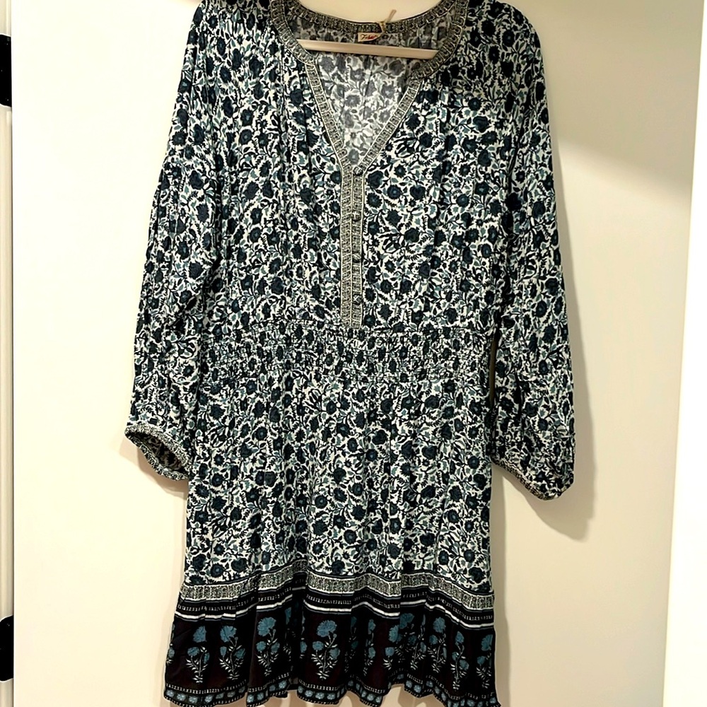 Faherty floral bohemian dress